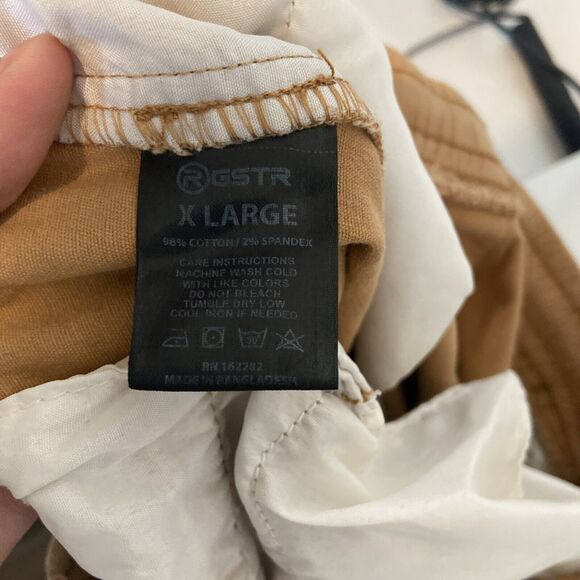 RGSTR Mens X Large Tan Joggers - Picture 9 of 10